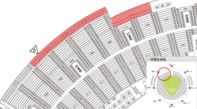 みずほPayPayドーム座席検索 | 福岡ソフトバンクホークス オフィシャルサイト